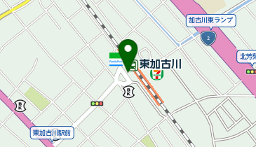 東加古川駅南口 タクシー乗り場の地図画像