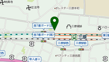 三原駅新幹線口 タクシー乗り場の地図画像