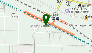 厚狭駅新幹線口 タクシー乗り場の地図画像