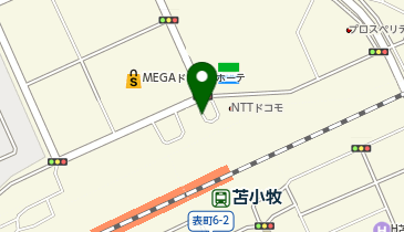 苫小牧駅北口 タクシー乗り場の地図画像
