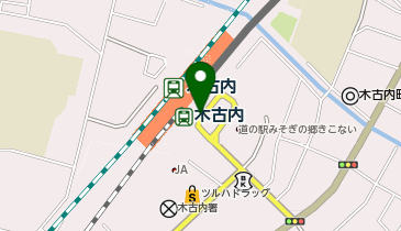 木古内駅南口 タクシー乗り場の地図画像