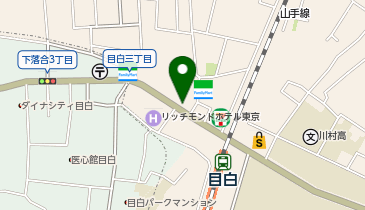 目白通り(東向き)タクシー乗り場の地図画像