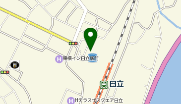 日立駅中央口 タクシー乗り場の地図画像