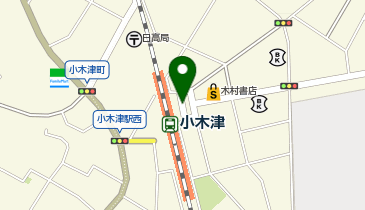 小木津駅東口 タクシー乗り場の地図画像