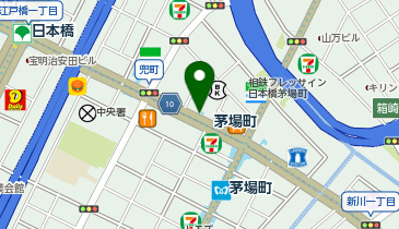 東京証券会館 タクシー乗り場の地図画像
