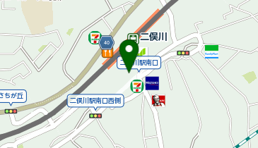 二俣川駅南口 タクシー乗り場の地図画像