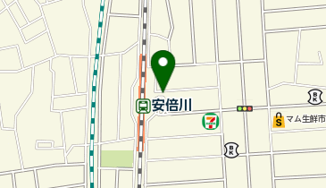 安倍川駅東口 タクシー乗り場の地図画像