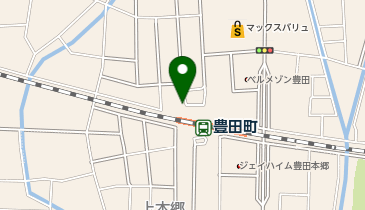 豊田町駅北口 タクシー乗り場の地図画像