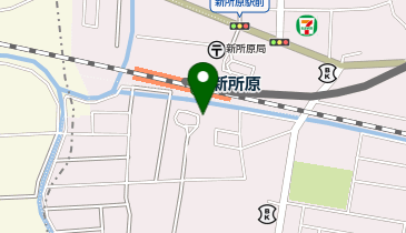 新所原駅南口 タクシー乗り場の地図画像