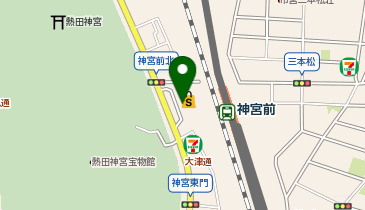 神宮前駅西口 タクシー乗り場の地図画像