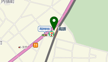 高師駅 豊鉄 タクシー乗り場の地図画像