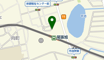 尾張旭駅北口 タクシー乗り場の地図画像