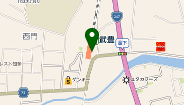 武豊駅前安全 タクシー乗り場の地図画像