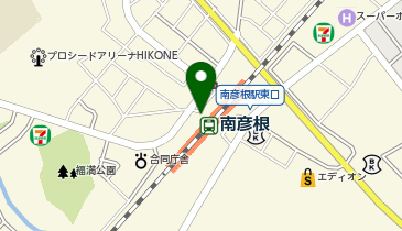 南彦根駅西口 タクシー乗り場の地図画像