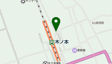 木ノ本駅東口 タクシー乗り場の地図画像