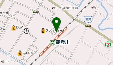 能登川駅西口 タクシー乗り場の地図画像