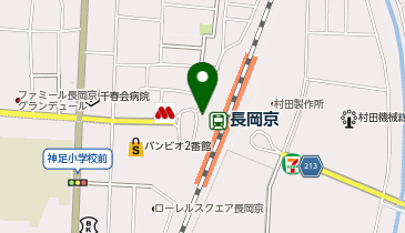 長岡京駅西口 タクシー乗り場の地図画像