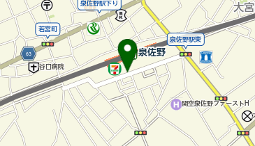 泉佐野駅東口 タクシー乗り場の地図画像