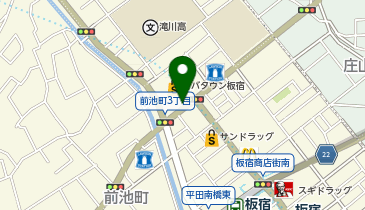 板宿ダイエー タクシー乗り場の地図画像
