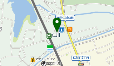 仁川駅前阪急 タクシー乗り場の地図画像