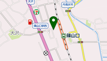 篠山口駅西口 タクシー乗り場の地図画像