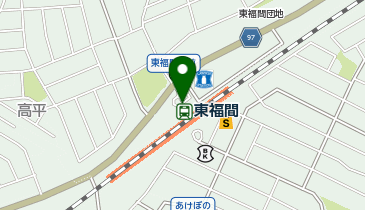 東福間駅北口 タクシー乗り場の地図画像