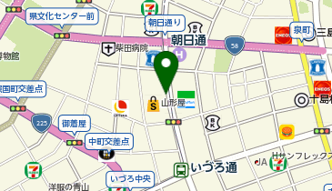 鹿児島山形屋 タクシー乗り場の地図画像