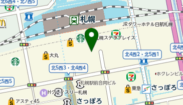 札幌駅南口 タクシー乗り場の地図画像