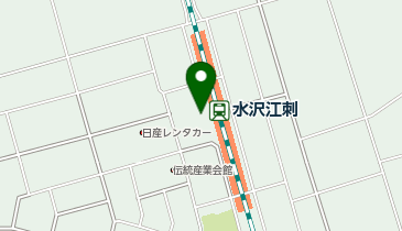水沢江刺駅 タクシー乗り場の地図画像