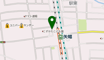矢幅駅西口 タクシー乗り場の地図画像