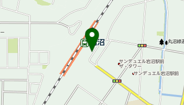 岩沼駅東口 タクシー乗り場の地図画像