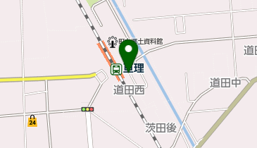 亘理駅東口 タクシー乗り場の地図画像