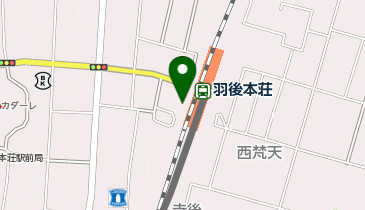 羽後本荘駅 タクシー乗り場の地図画像