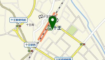 十王駅東口 タクシー乗り場の地図画像