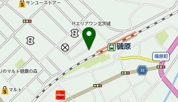 磯原駅西口 タクシー乗り場の地図画像