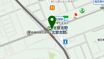 北習志野駅 タクシー乗り場の地図画像