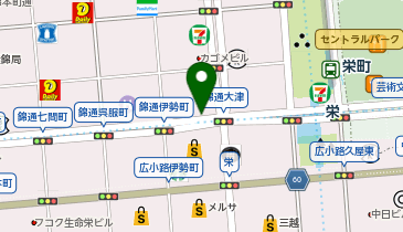 DKNNビル前タクシー乗り場の地図画像