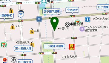 中部日本ビルディング前タクシー乗り場の地図画像