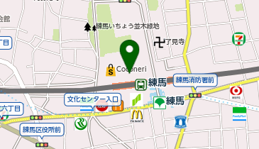 練馬駅北口 タクシー乗り場の地図画像