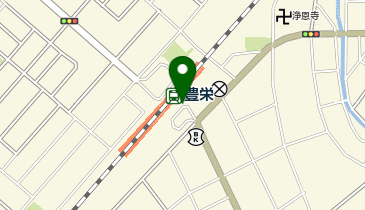 豊栄駅南口 タクシー乗り場の地図画像