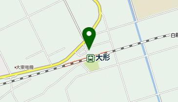 大形駅北口 タクシー乗り場の地図画像