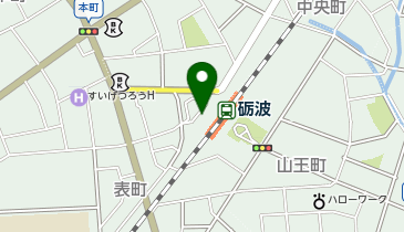 砺波駅北口 タクシー乗り場の地図画像