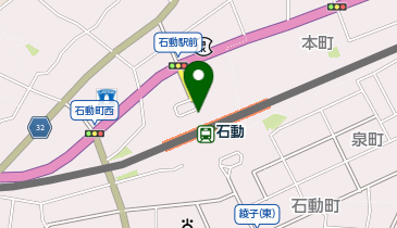 石動駅北口 タクシー乗り場の地図画像