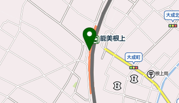 能美根上駅 タクシー乗り場の地図画像