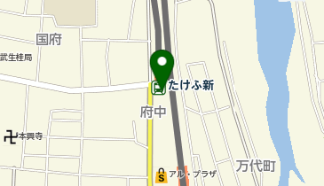 たけふ新駅 タクシー乗り場の地図画像