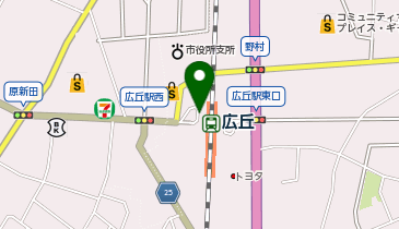 広丘駅西口 タクシー乗り場の地図画像