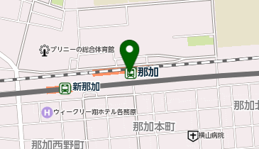 日本タクシー 那加駅前のりばの地図画像