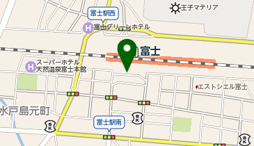 富士駅南口 タクシー乗り場の地図画像