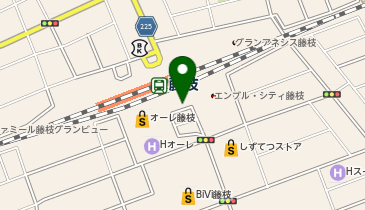 藤枝駅南口 タクシー乗り場の地図画像