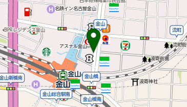 金山駅北口 タクシー乗り場の地図画像